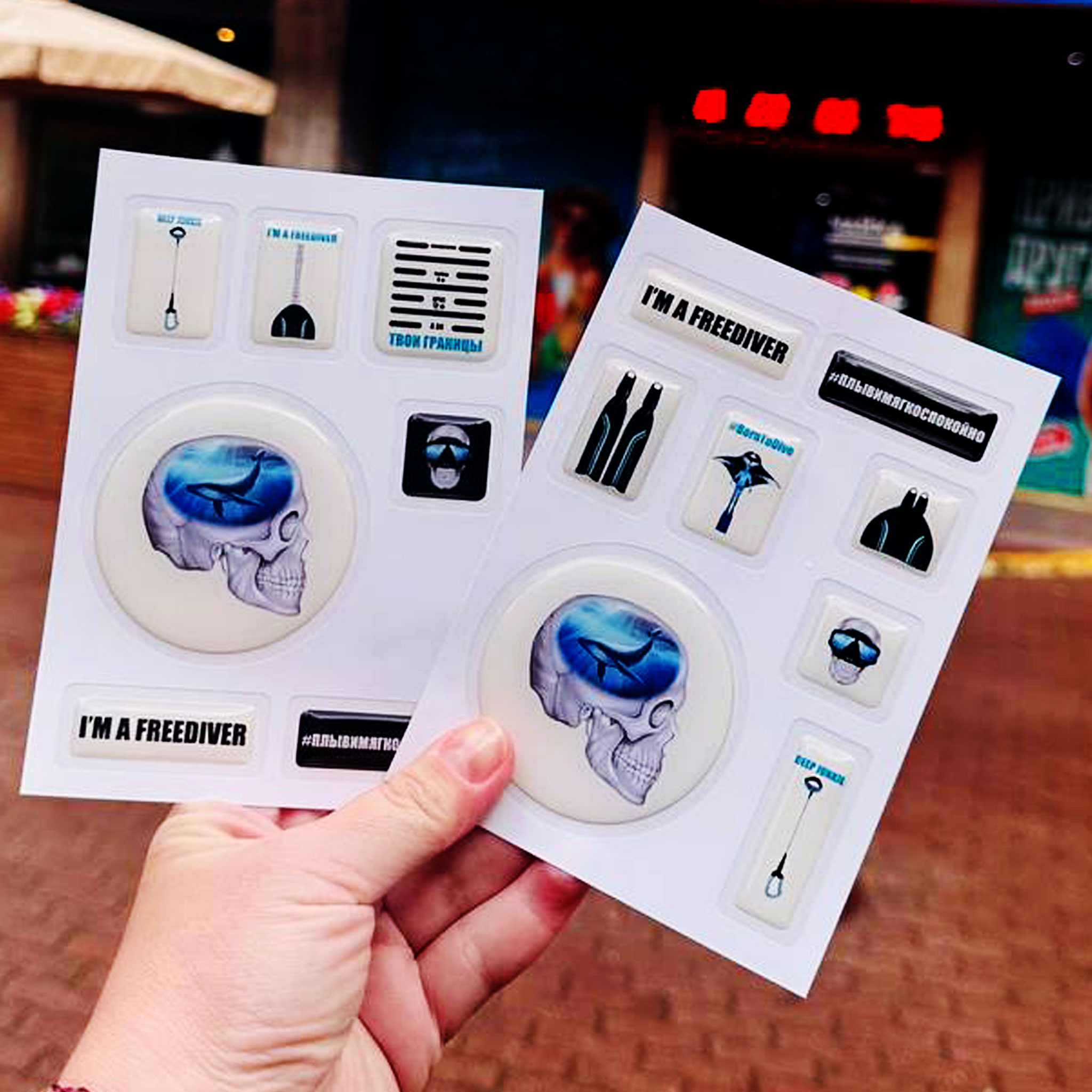 Стикерпак "Personal Best" FreeDiveGo — изображение 2