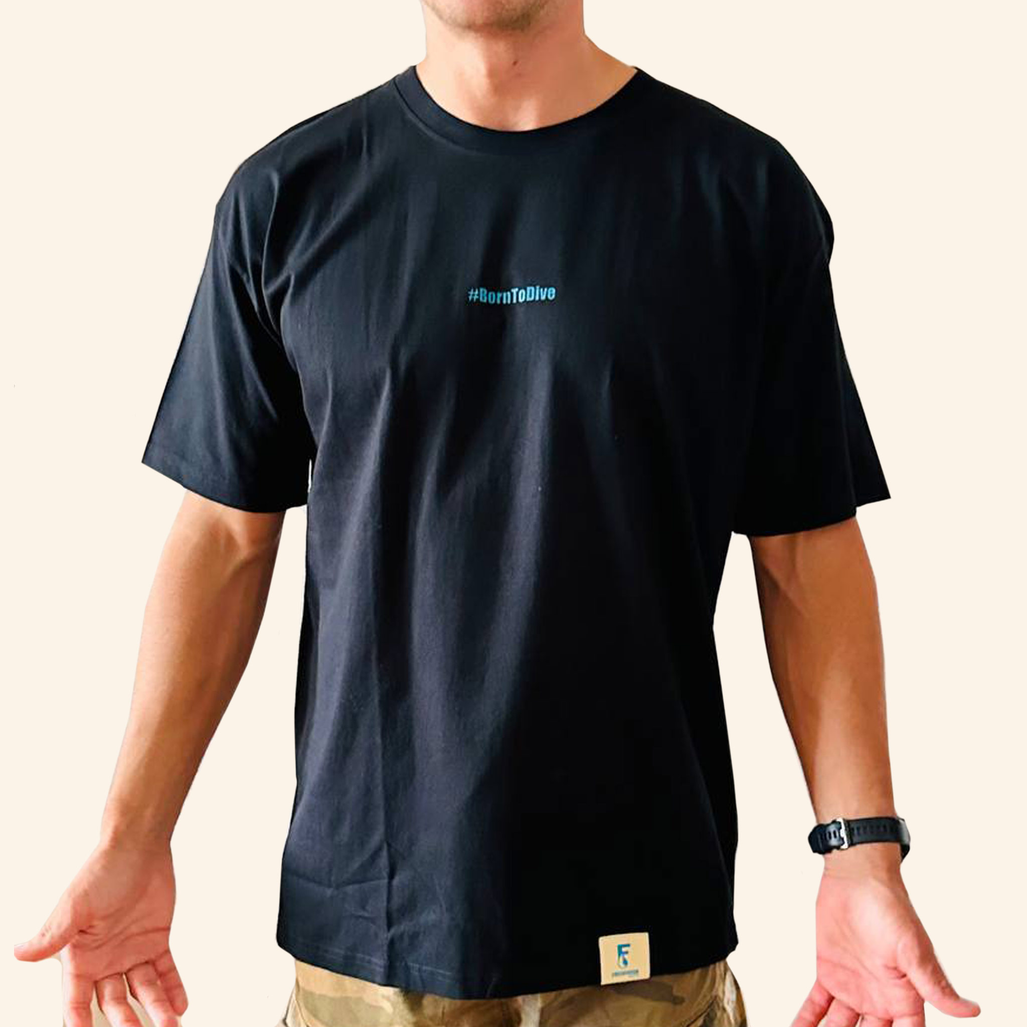 Футболка "Freediver" черная — изображение 2